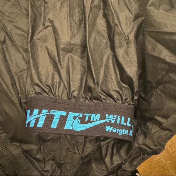Nike x Off-White Black Crossover Back Arrow Windbreaker Running Jacket - Size: L - Picture 12 of 15
